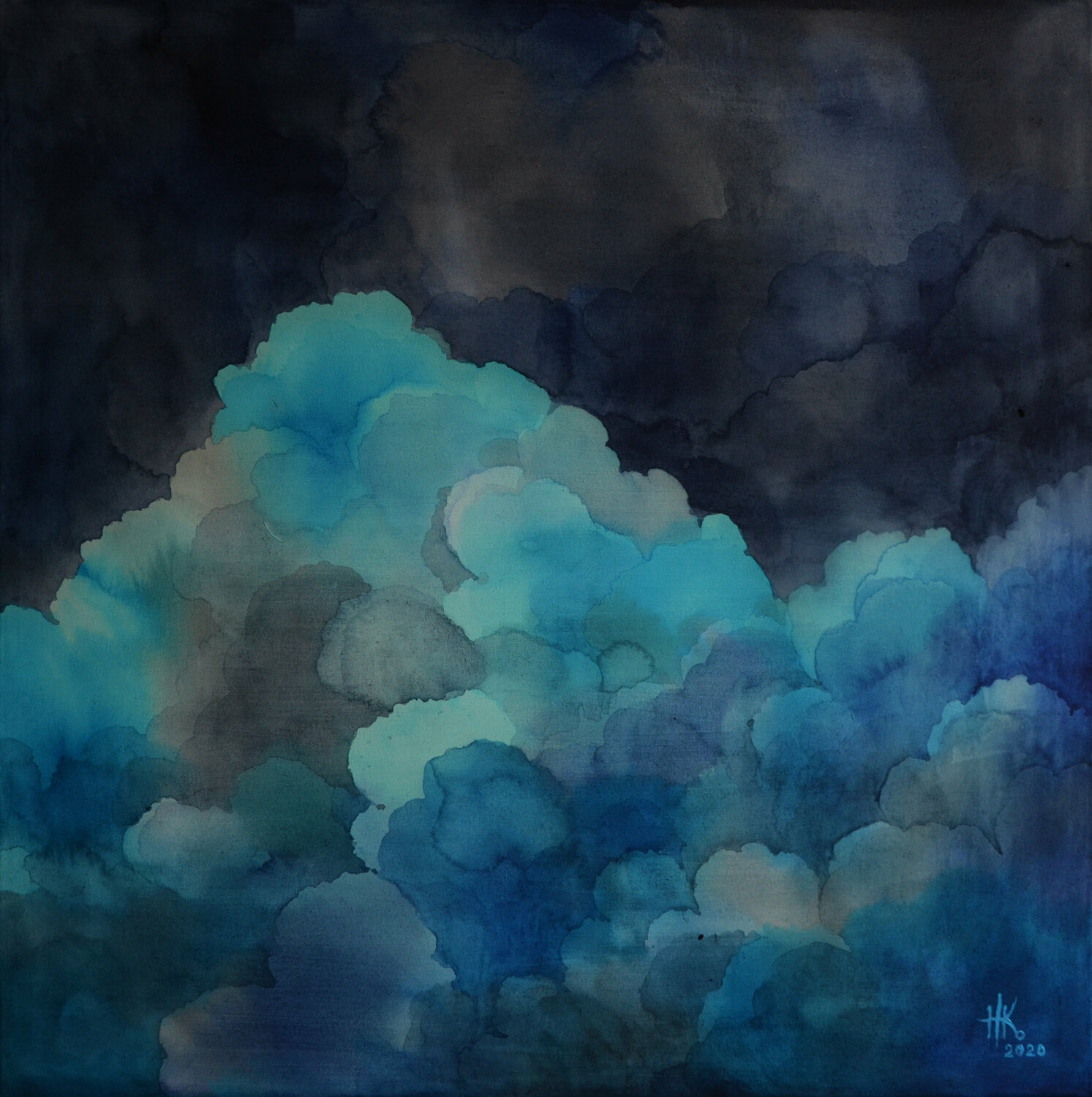 Rainy Wings Zhanna Kondratenko Original painting for sale