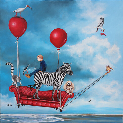 Vagabondage by Nathalie Roure, Painting for Sale on Select