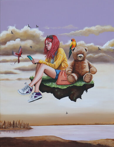 Rêverie N°2 by Nathalie Roure, Painting for Sale on Select