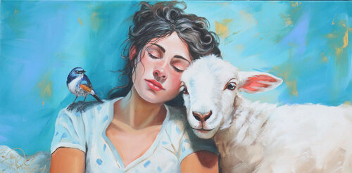 Plénitude d’un été doux by Nathalie Roure, Painting for Sale on Select