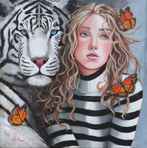 Rêverie du Bengale by Nathalie Roure, Painting for Sale on Select