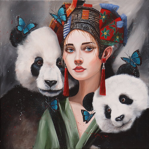 L’harmonie naturelle by Nathalie Roure, Painting for Sale on Select