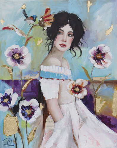 Violette by Nathalie Roure, Painting for Sale on Select