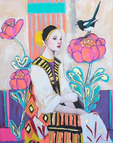 Ambre by Nathalie Roure, Painting for Sale on Select