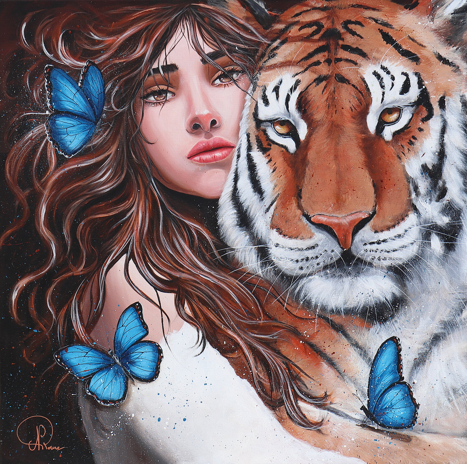 Fusion magique Nathalie Roure Original painting for sale