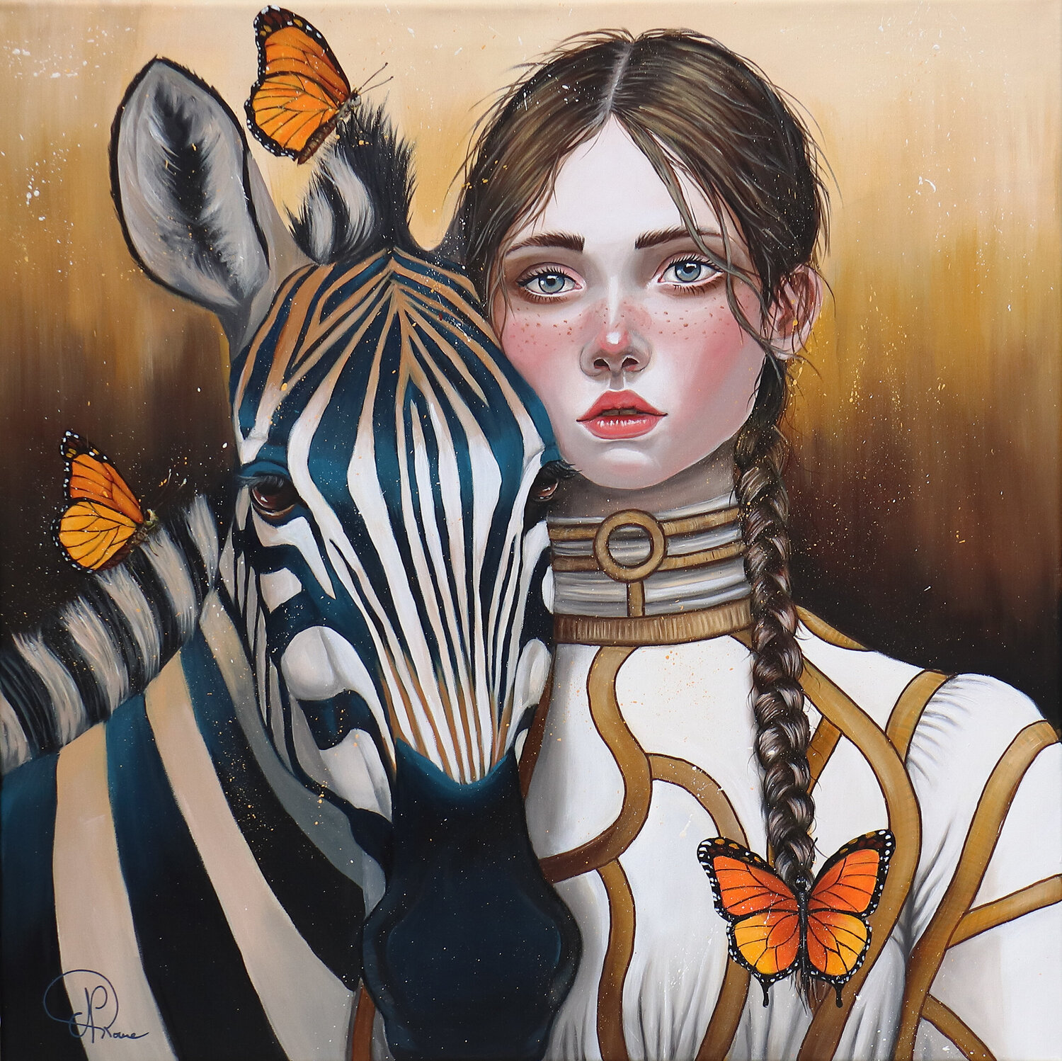 Complicité enchantée Nathalie Roure Original painting for sale