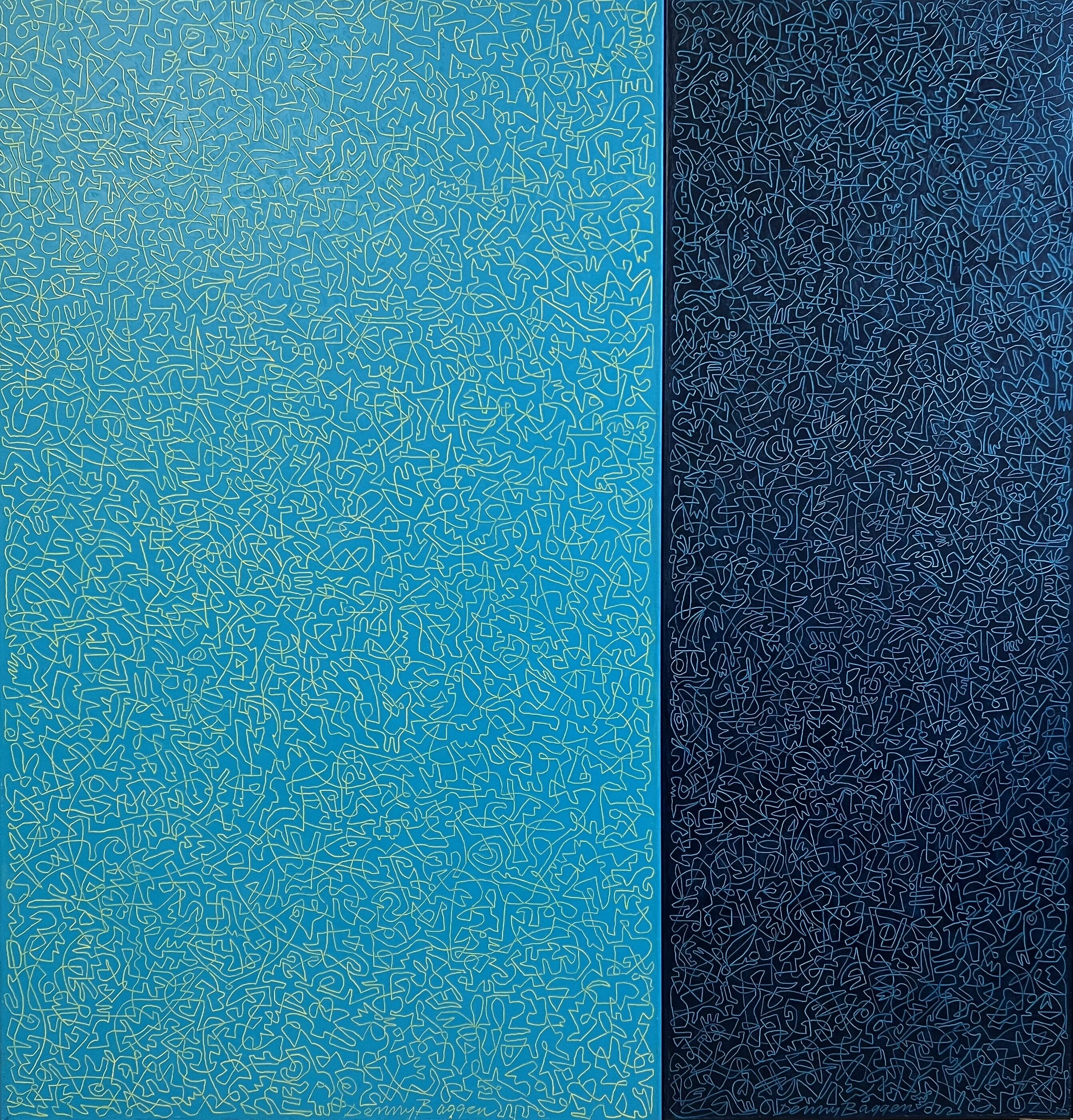 Together, diptych