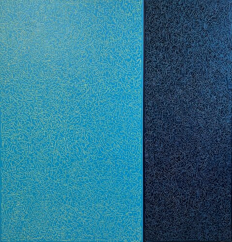 Together, diptych by Denny Baggen, Painting for Sale on Select