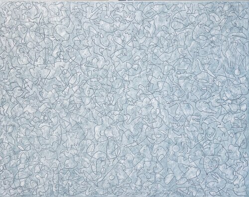 Blue silence by Denny Baggen, Painting for Sale on Select