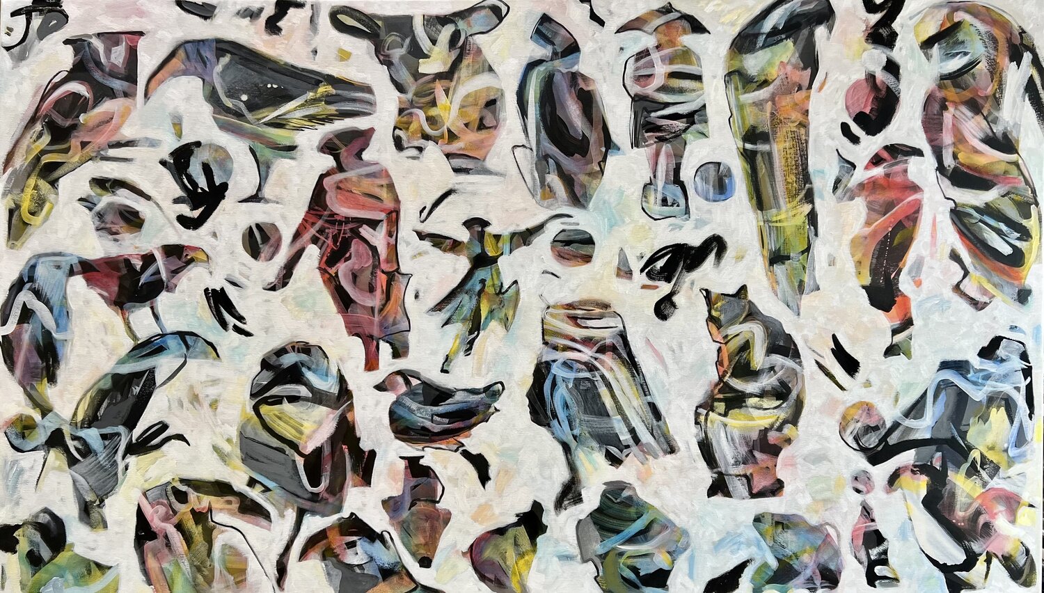 The Magicians Denny Baggen Original painting for sale
