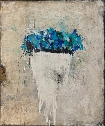 Bouquet by Bärbel Ricklefs-Bahr, Painting for Sale on Select