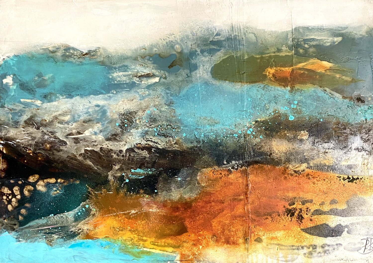 o.T. Bärbel Ricklefs-Bahr Original painting for sale