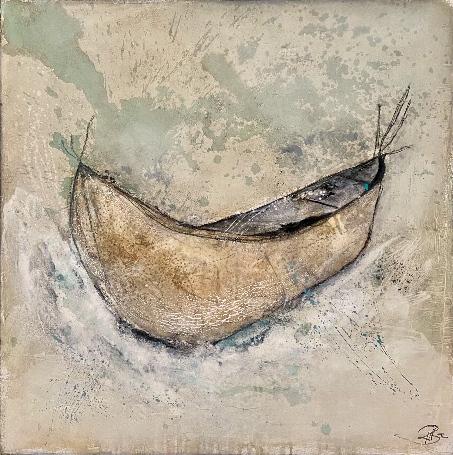 o.T. Bärbel Ricklefs-Bahr Original painting for sale