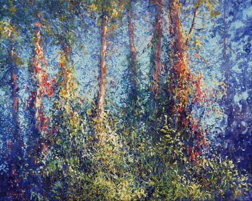 Forest by Mariusz Kaldowski, Painting for Sale on Select