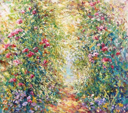 Pergola by Mariusz Kaldowski, Painting for Sale on Select