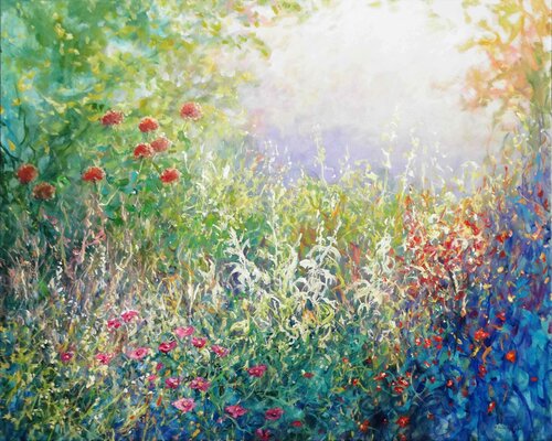 In Full Bloom by Mariusz Kaldowski, Painting for Sale on Select