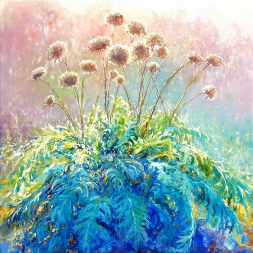 Garden Whispers by Mariusz Kaldowski, Painting for Sale on Select