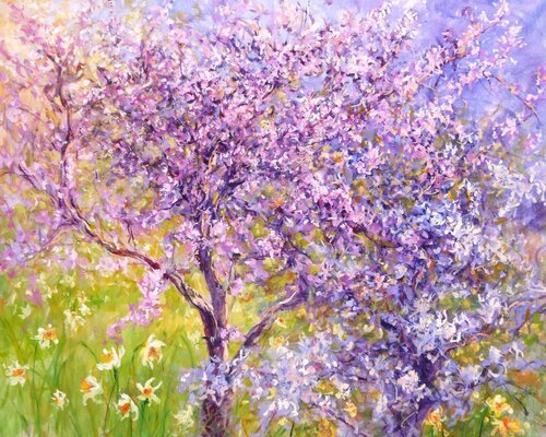 Cloud of Blossom by Mariusz Kaldowski, Painting for Sale on Select