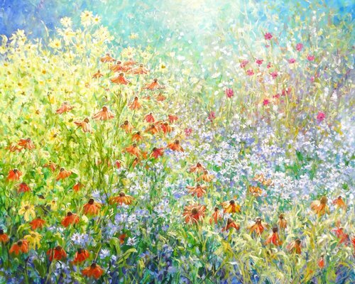 Golden Moments by Mariusz Kaldowski, Painting for Sale on Select