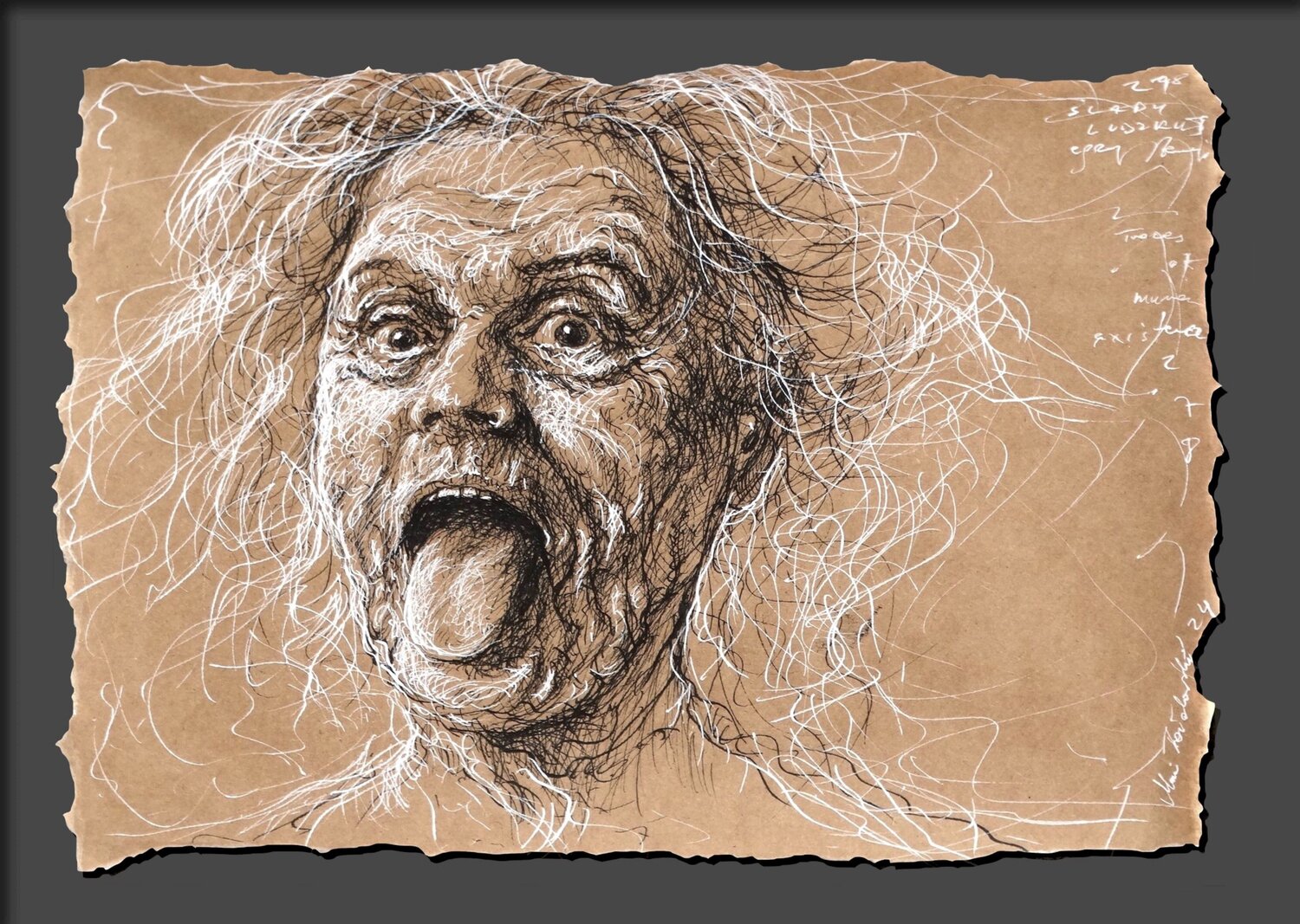 Traces of Human Existence #278 Mariusz Kaldowski Drawing for sale