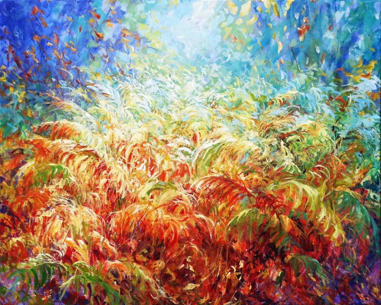 Copper Canopy Mariusz Kaldowski Original painting for sale