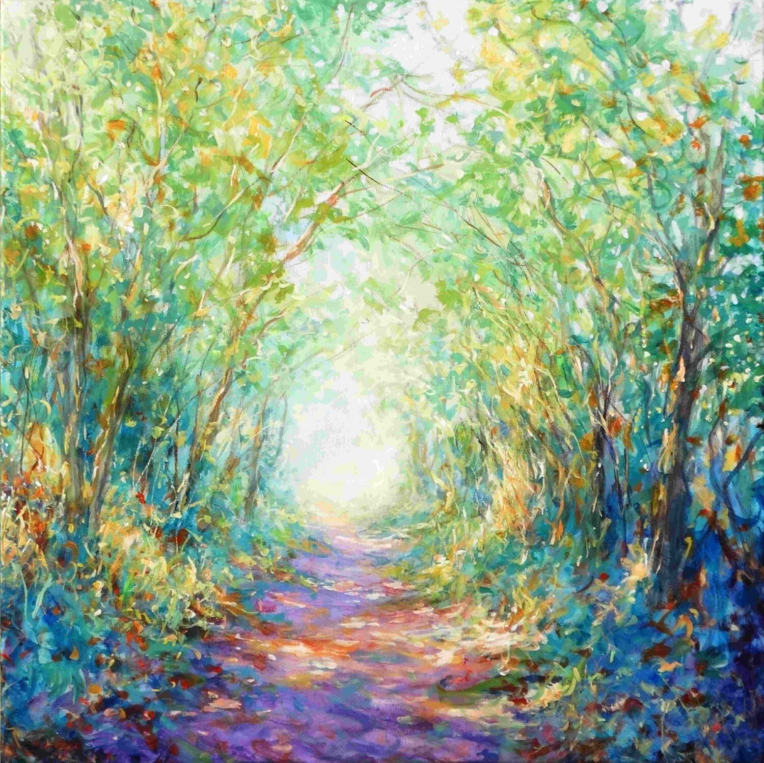 Country Walk Mariusz Kaldowski Original painting for sale