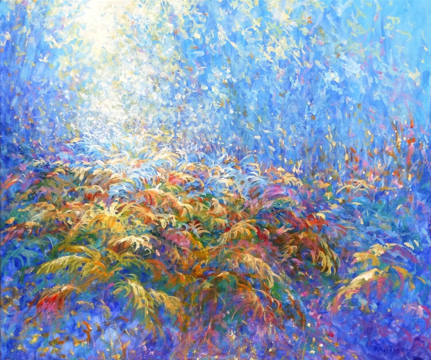 Forest Wave Mariusz Kaldowski Original painting for sale