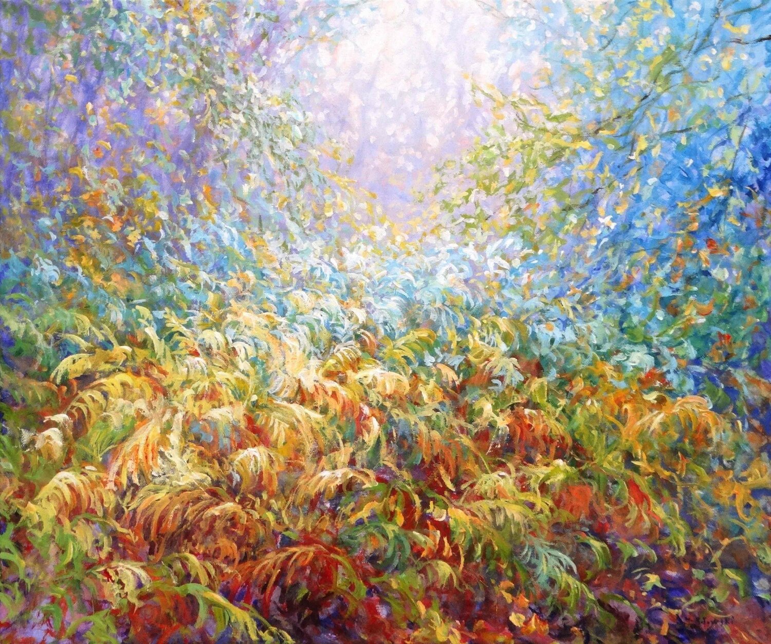 Happy Forest Days Mariusz Kaldowski Original painting for sale