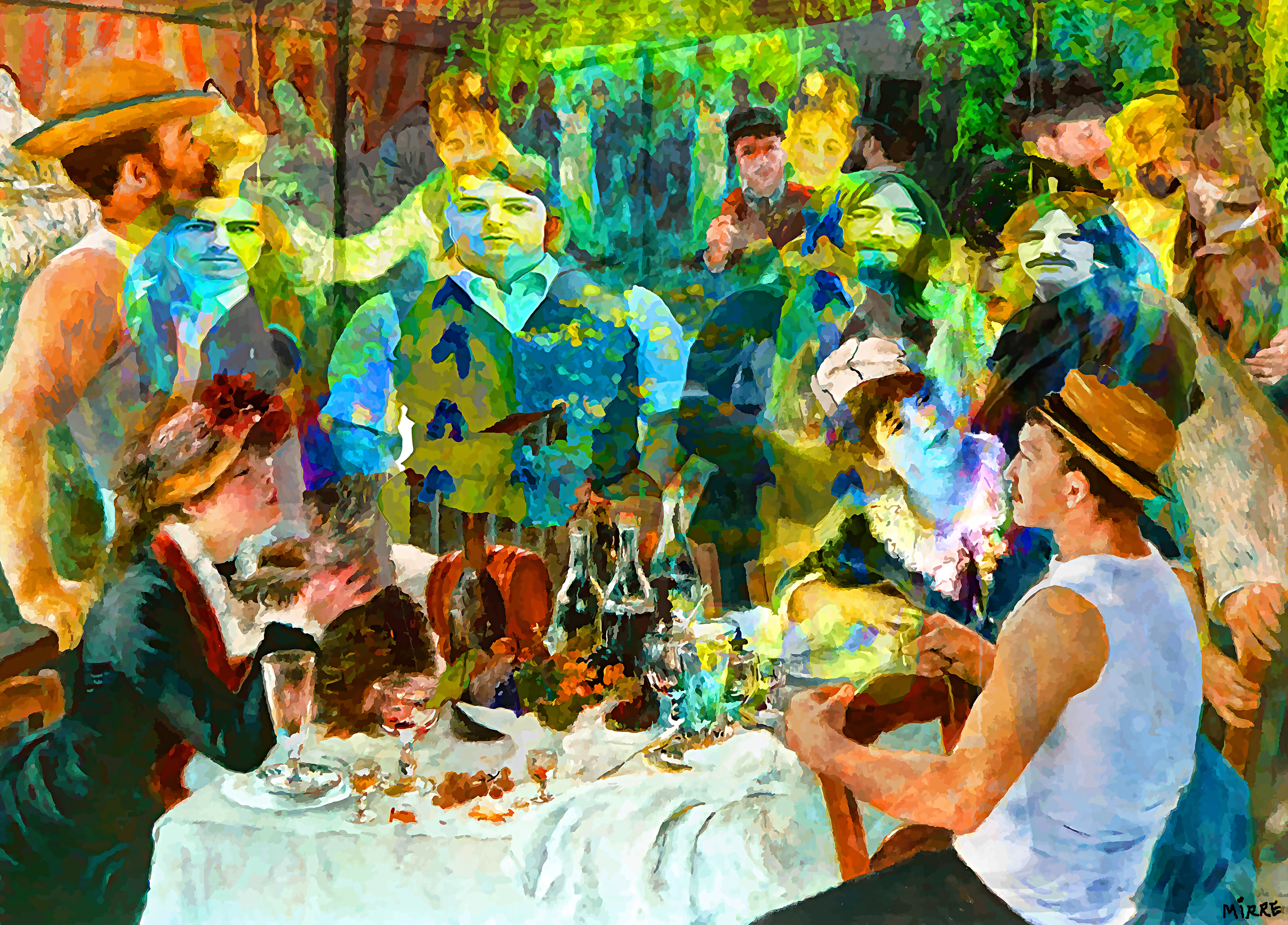 The Beatles Lunch with Renoir