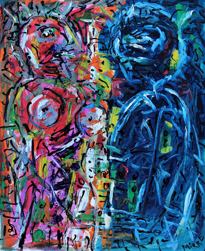 Vénus et Mars by Jean Mirre, Painting for Sale on Select
