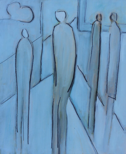 Rue Livide by Jean Mirre, Painting for Sale on Select