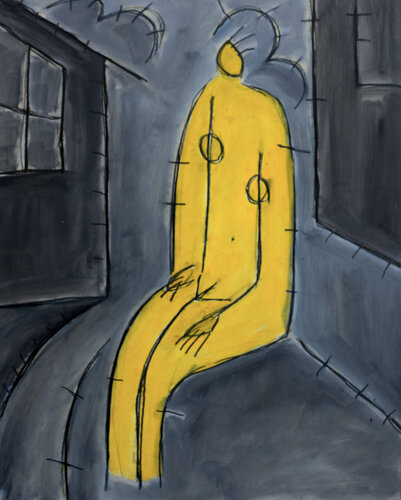 Anthracite by Jean Mirre, Painting for Sale on Select