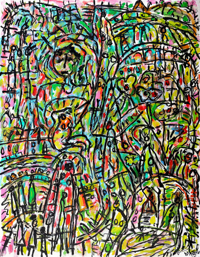 Pinocchio by Jean Mirre, Painting for Sale on Select