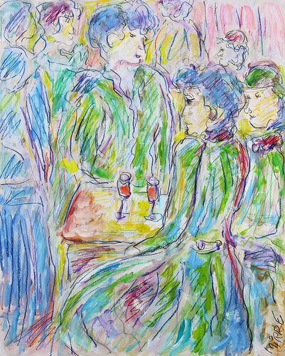 Café Fée von Jean Mirre, Malerei kaufen auf Select