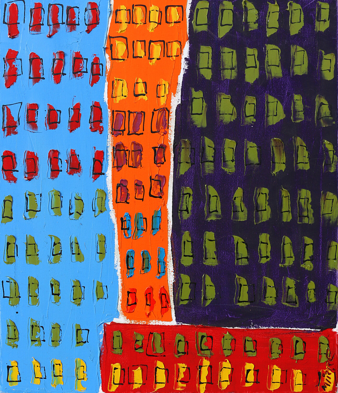 Flats Jean Mirre Original painting for sale