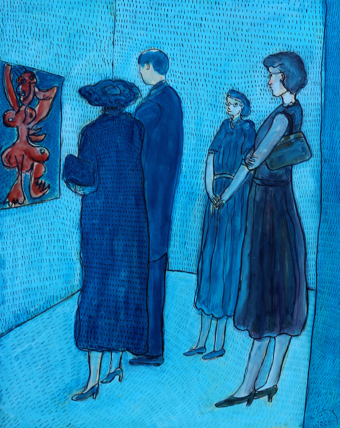 L'expo Jean Mirre Original painting for sale