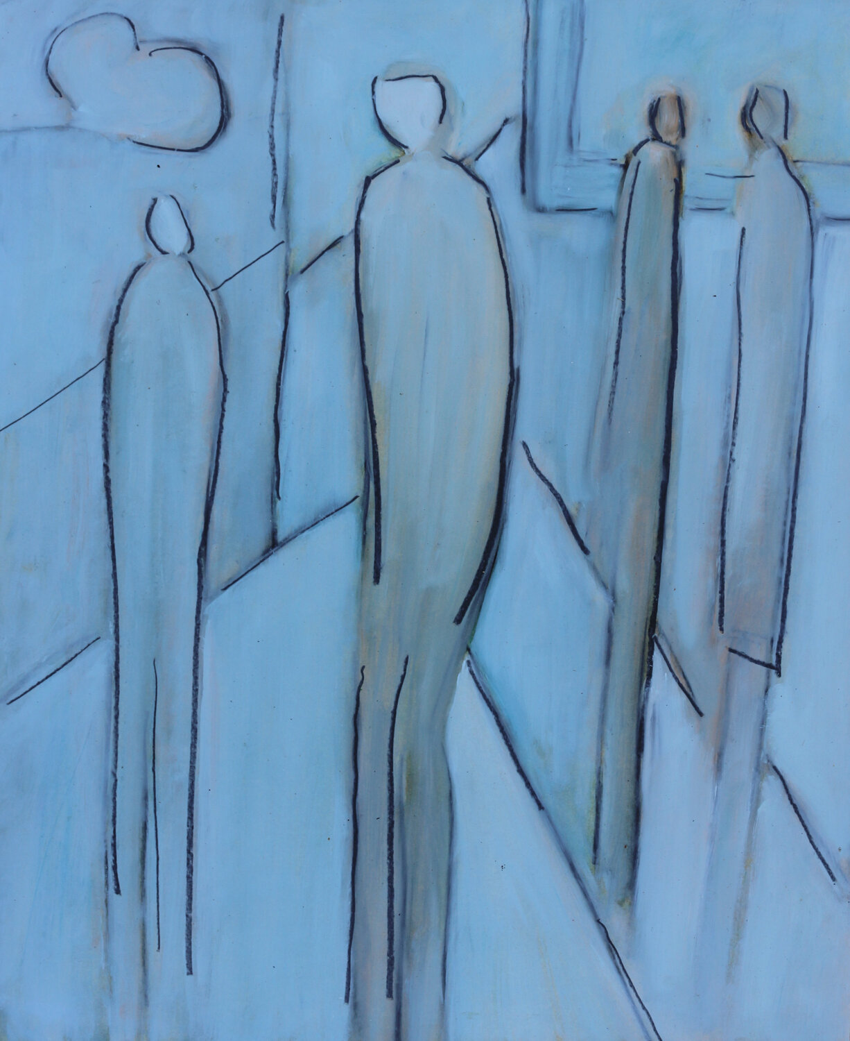 Rue Livide Jean Mirre Original painting for sale