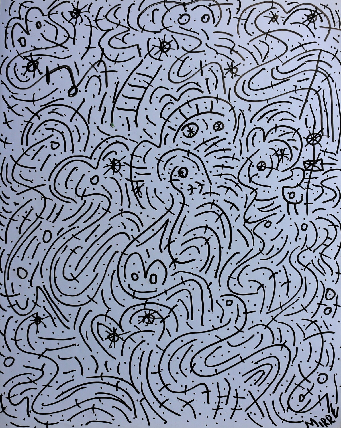 Night Jean Mirre Original painting for sale