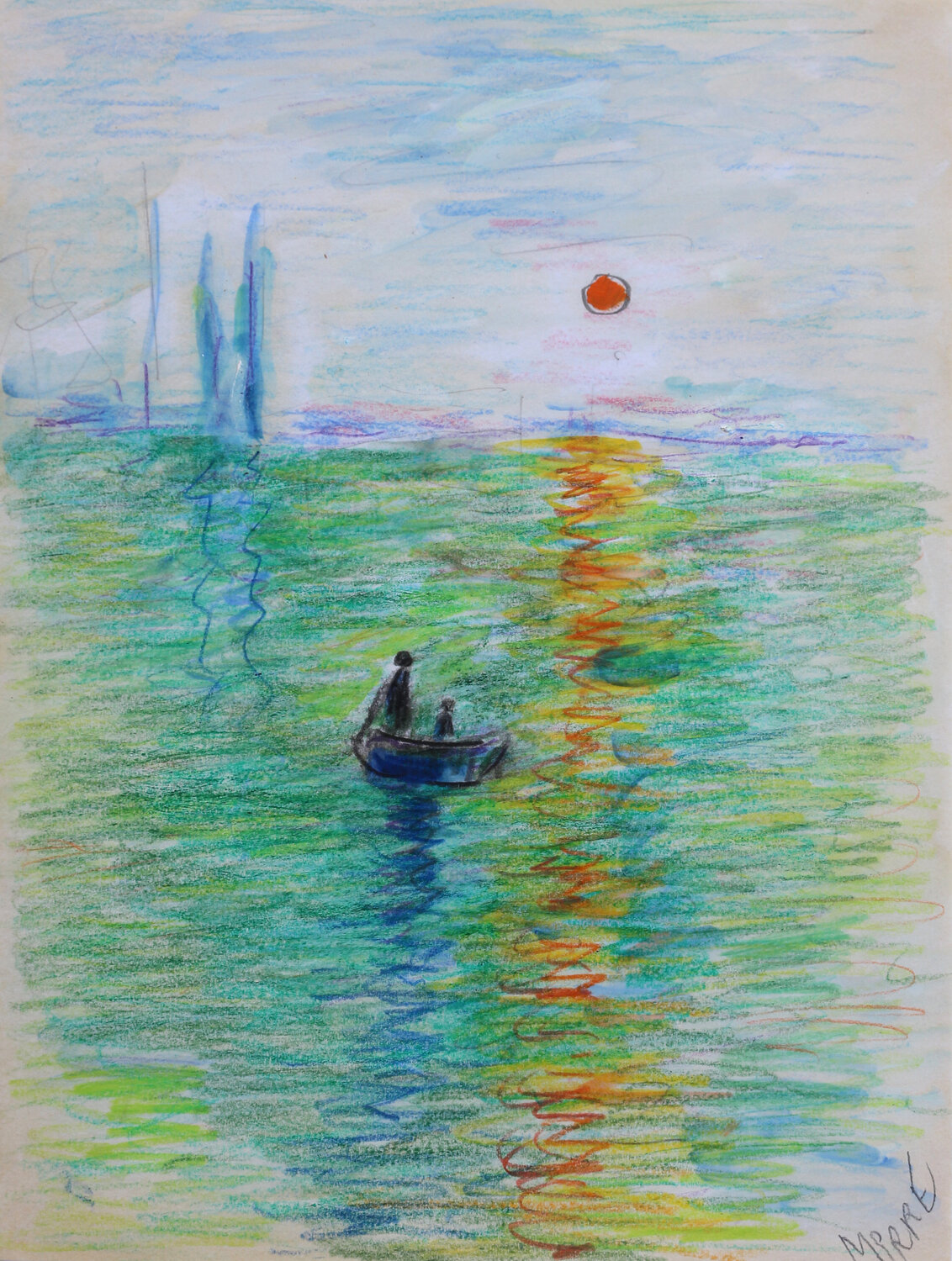 Monétisme Jean Mirre Original painting for sale