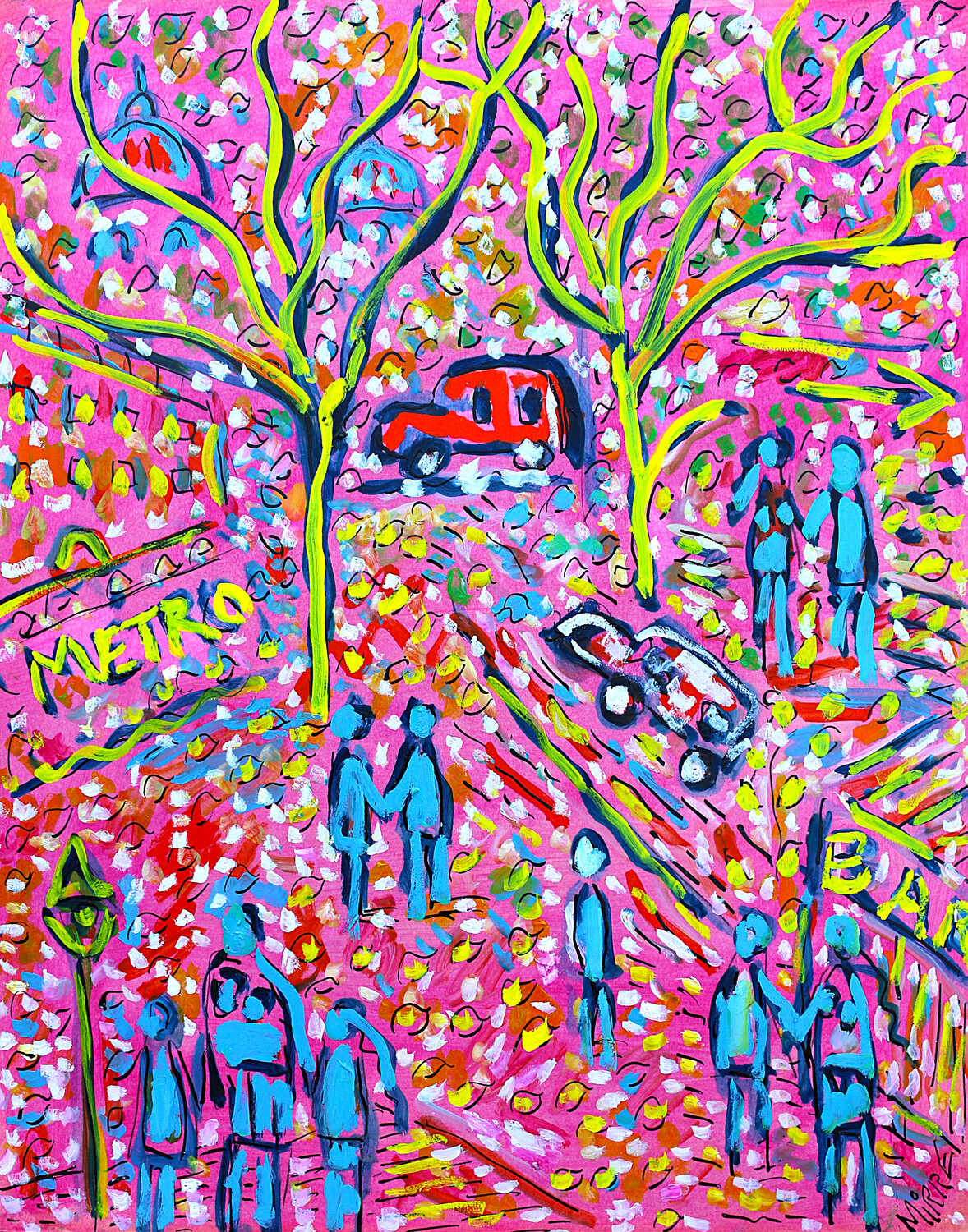 Maubert Jean Mirre Original painting for sale