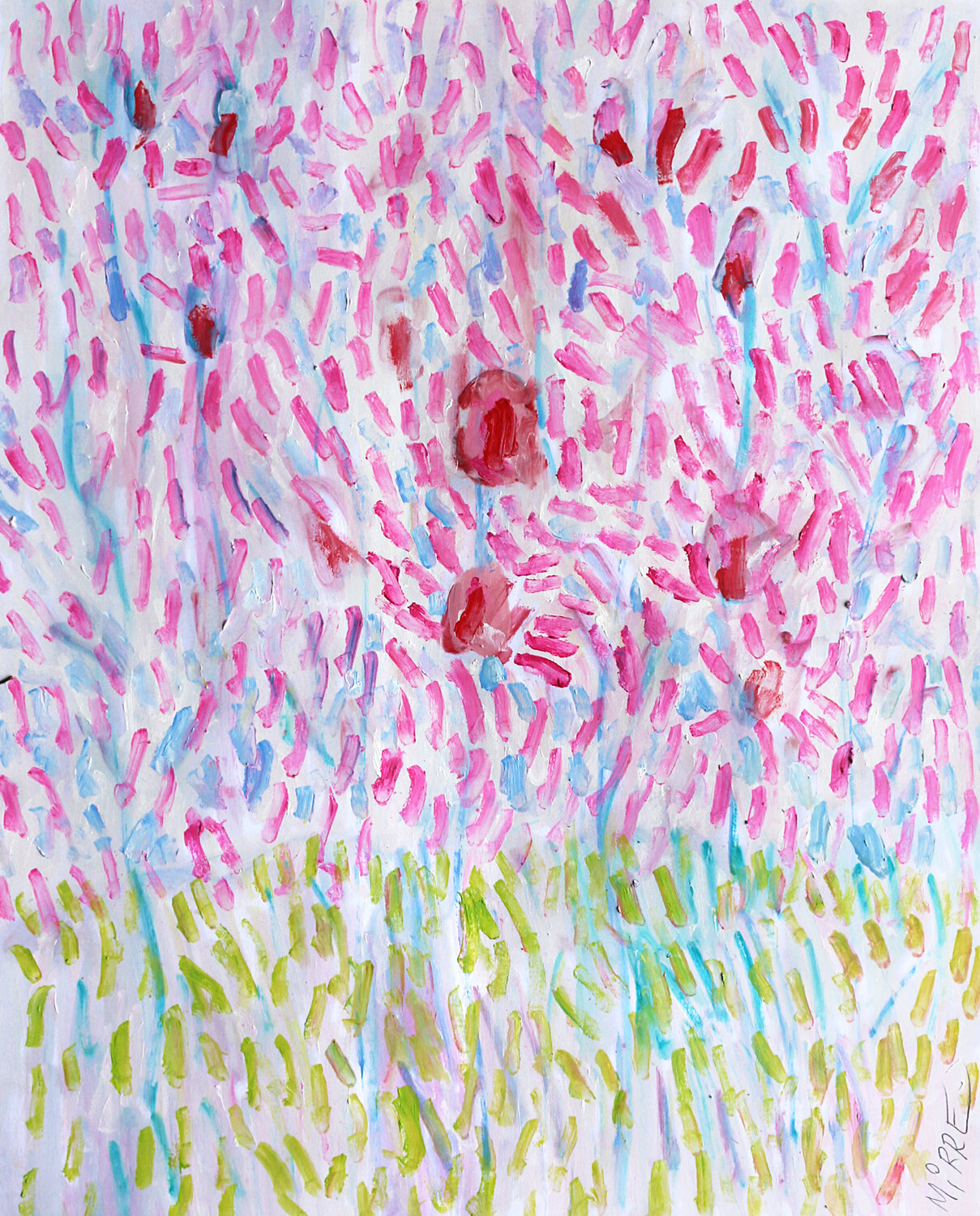 Médecine douce Jean Mirre Original painting for sale