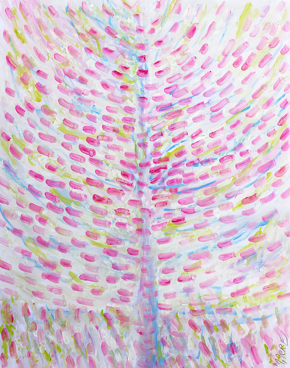 Transmission Jean Mirre Original painting for sale