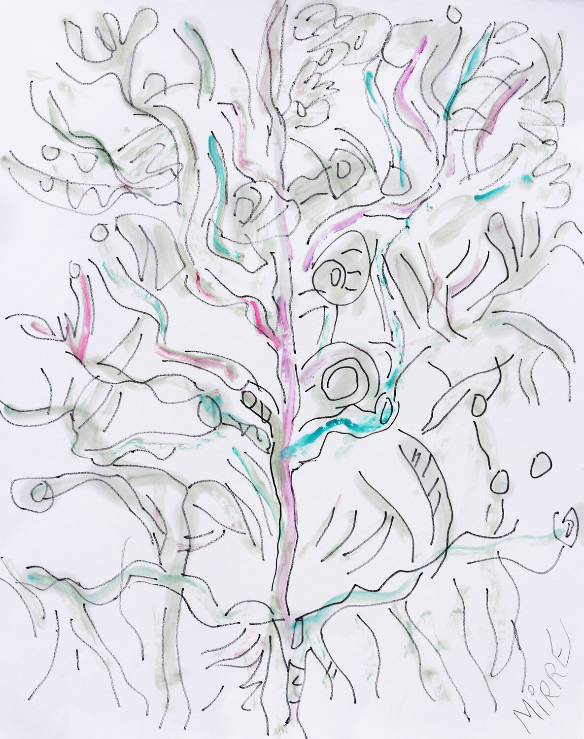 Sensible Jean Mirre Original painting for sale