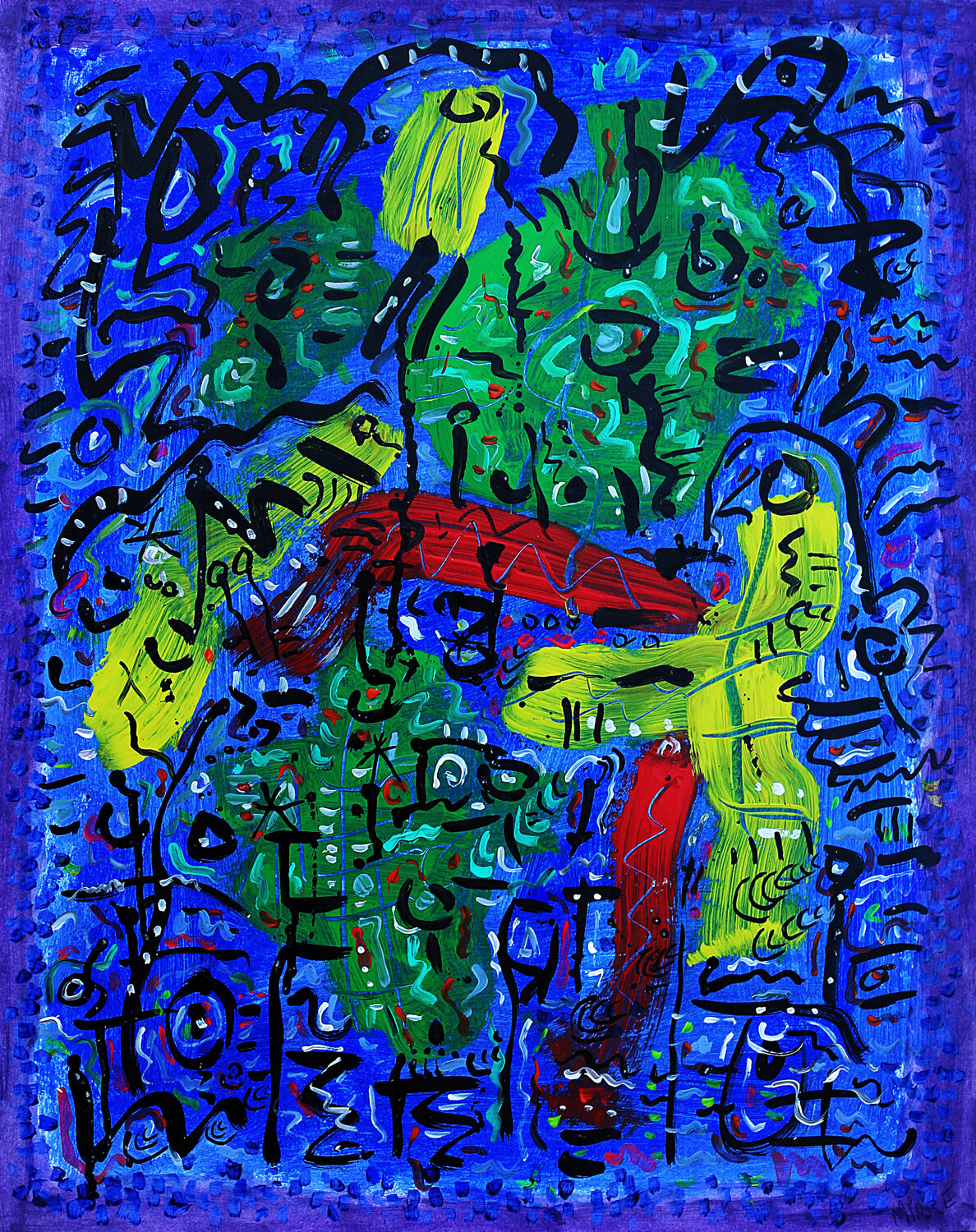 Playground Jean Mirre Original painting for sale