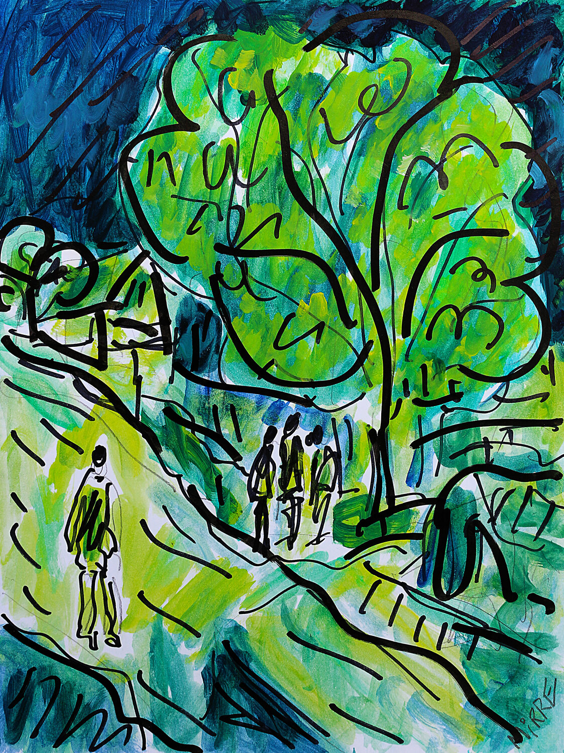 Way to go Jean Mirre Original painting for sale