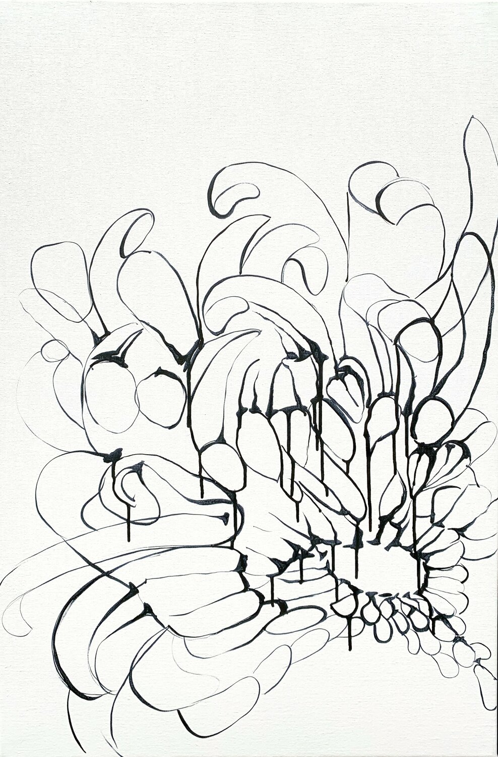 Why Do Flowers Bloom? Netka Croonenborghs Original painting for sale