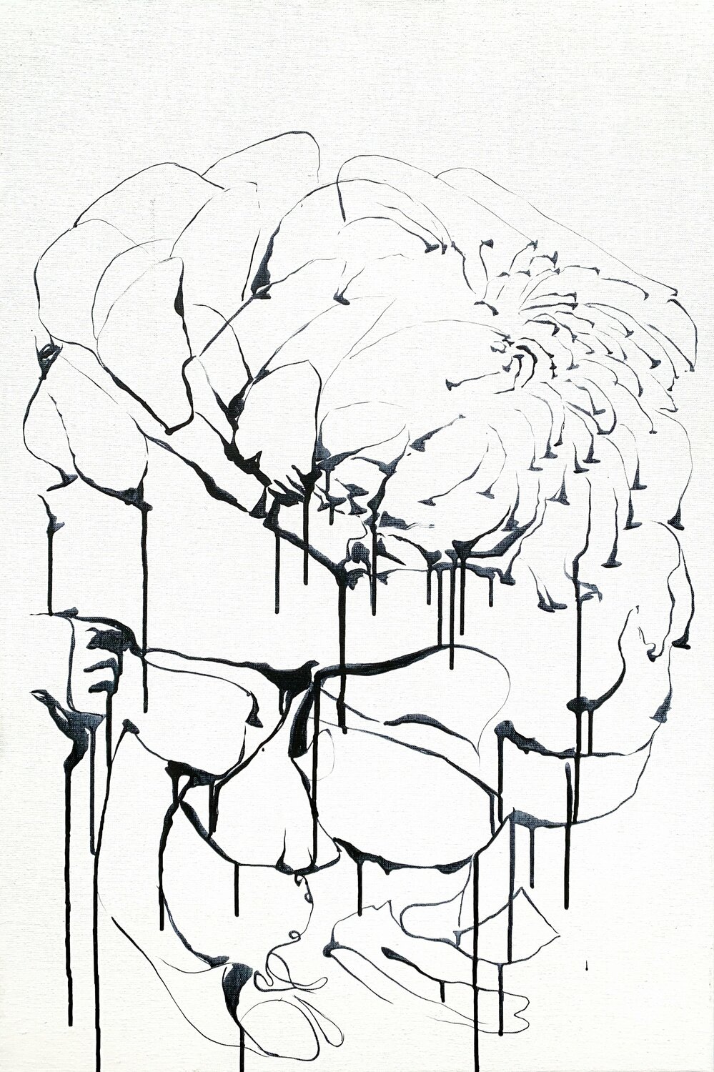 Why Do Flowers Fade? Netka Croonenborghs Original painting for sale