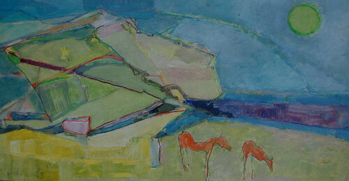 Steilküste by Thomas Reich, Painting for Sale on Select