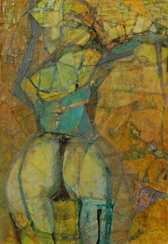 Frau by Thomas Reich, Painting for Sale on Select