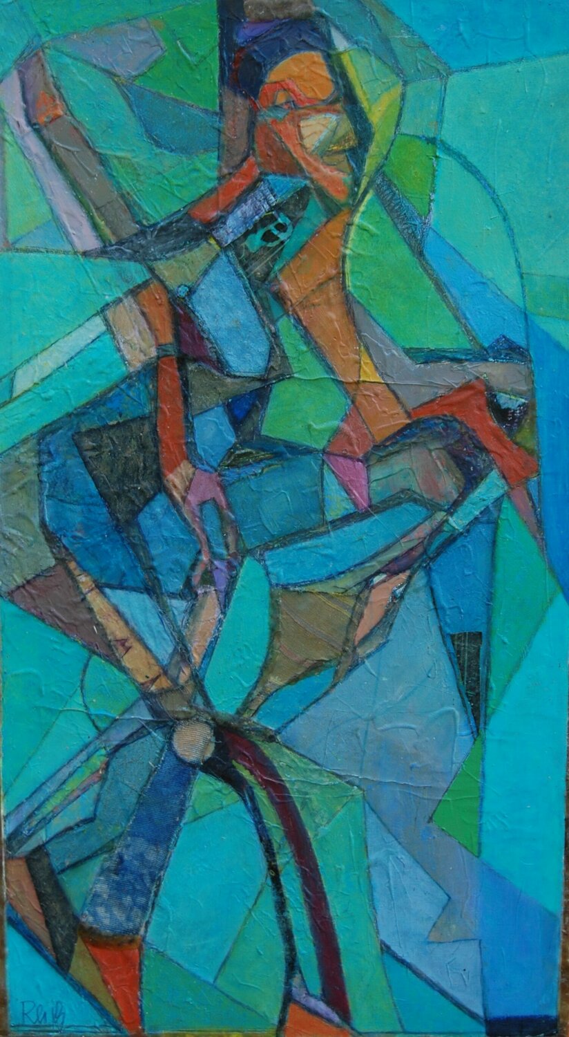 Tänzer Thomas Reich Original painting for sale